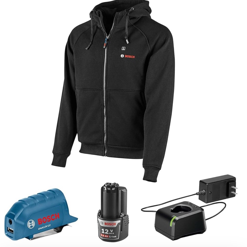 Mens Bosch Heated hoodie make sure you read